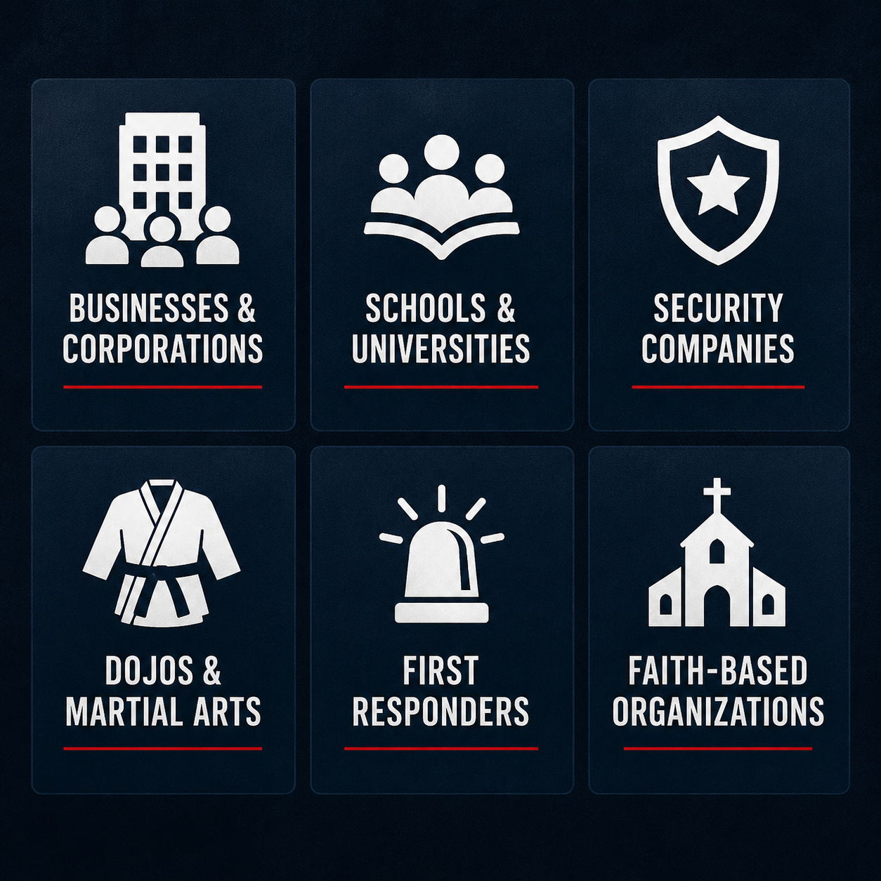 Workplaces, schools, churches, and community groups served through group training